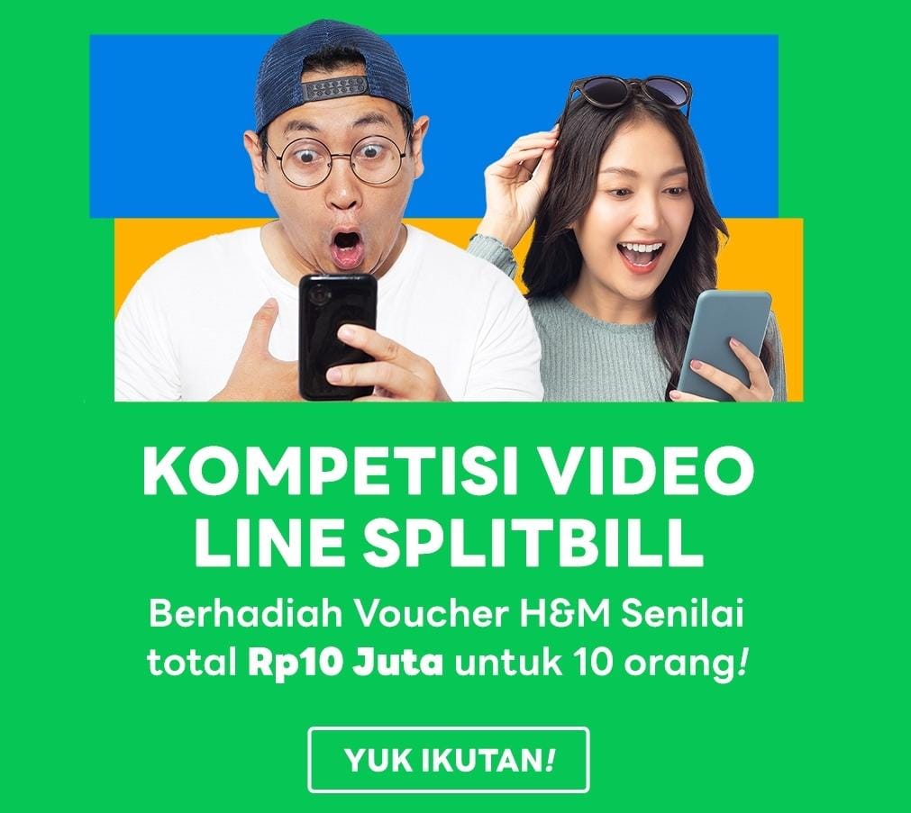 Kompetisi Video Line Splitbill berhadiah 10 Juta Rupiah!